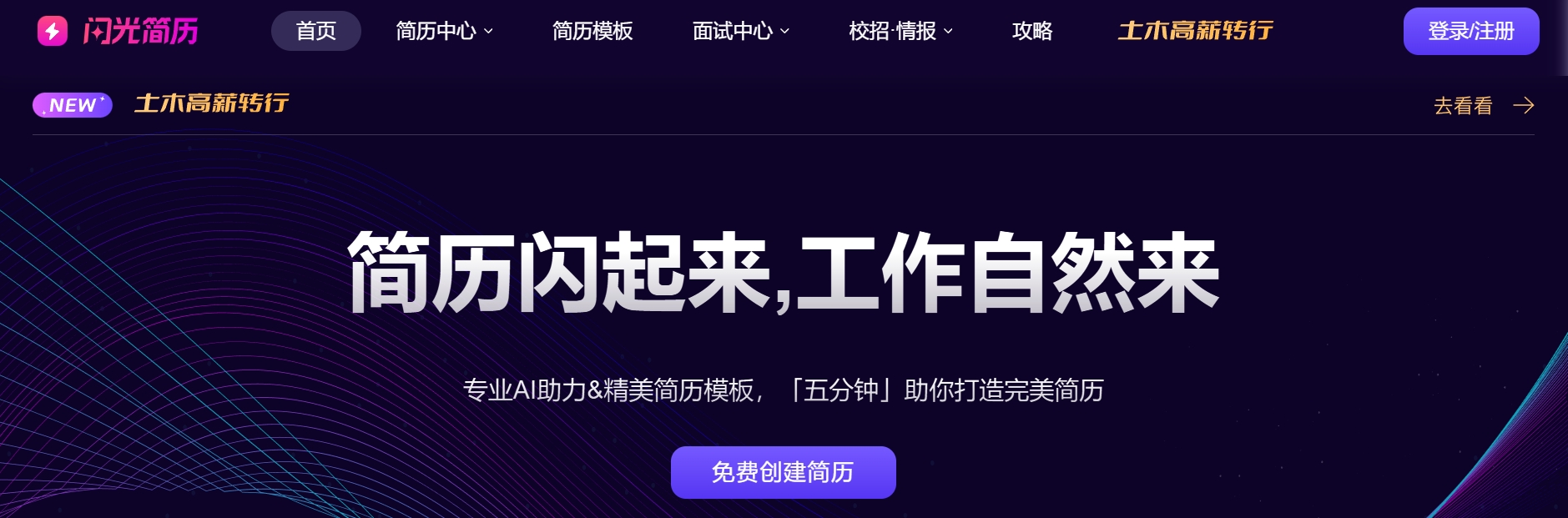 闪光简历